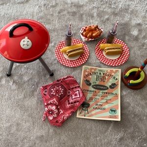 Our Generation 18” doll BBQ set